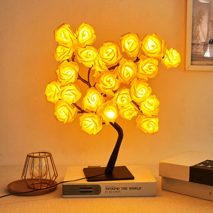 Rose Leaf Table Lamp