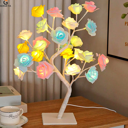 Rose Leaf Table Lamp