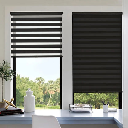 2024 Remote Control Electric Zebra Blinds For Windows