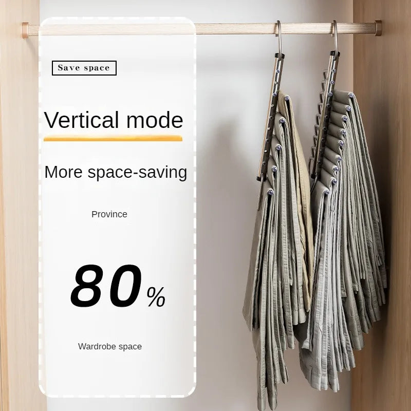 Folding Magic Pants Hangers